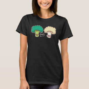 Broccoli Cauliflower Ghost Vegan Vegetarian Vegeta T-Shirt