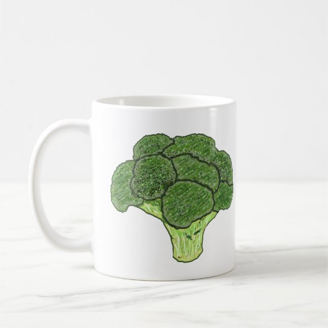 Broccoli Coffee Mug (Left)