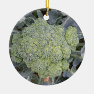 Broccoli Custom Birthday Ceramic Tree Decoration