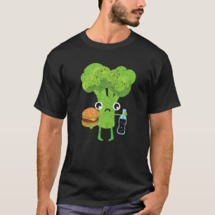 Broccoli Eater Vegan Vegetable Healthy Vegetarian T-Shirt