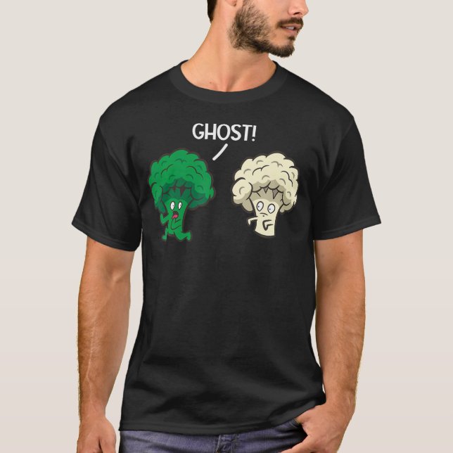 Broccoli Ghost Cauliflower T-Shirt (Front)