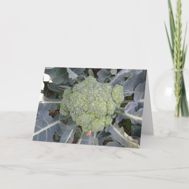 Broccoli Greeting Card (Front)