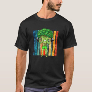Broccoli Gym Bodybuilding Powerlifting Deadlifts V T-Shirt