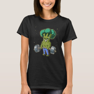 Broccoli Gym Weight Training Deadlift 2 T-Shirt