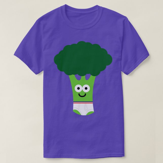 BROCCOLI IN UNDERWEAR T-Shirt (Design Front)