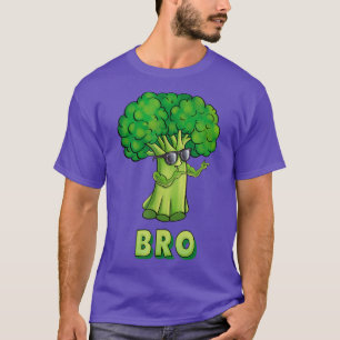 Broccoli is my Bro Fitness Veggie Power Vegan Bro T-Shirt