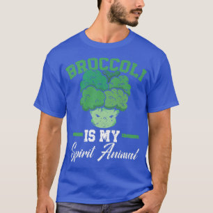 Broccoli Is My Spirit Animal Vegan Vegetable Veget T-Shirt