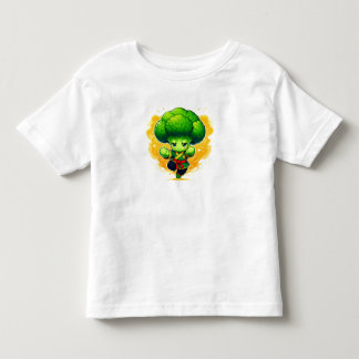 Broccoli Karate Kid — Cute Veggie Warrior Toddler T-Shirt