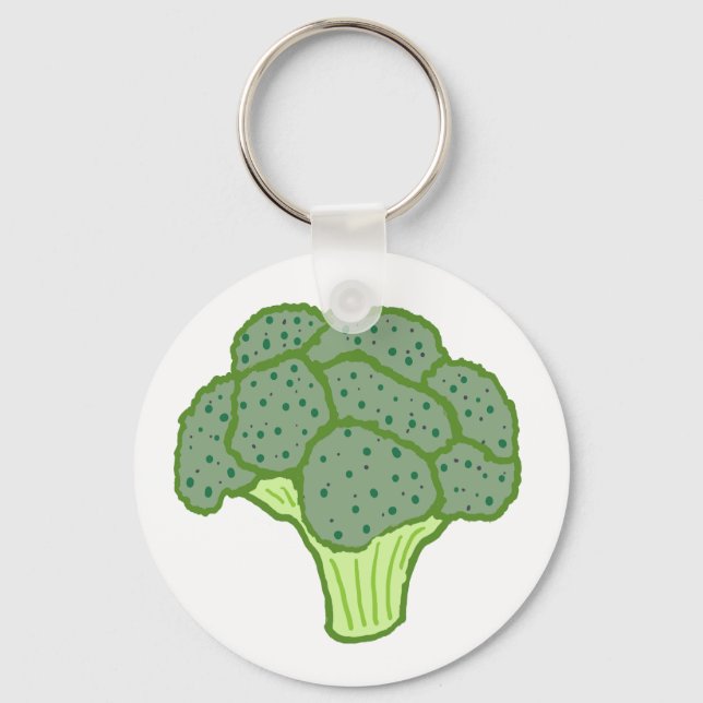 Broccoli Key Ring (Front)