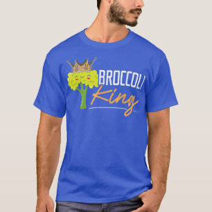 Broccoli King Broccoholic Vegetable Vegetarian Veg T-Shirt