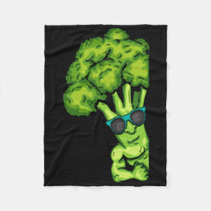 Broccoli Lover Healthy Vegetables Gym Fitness Body Fleece Blanket