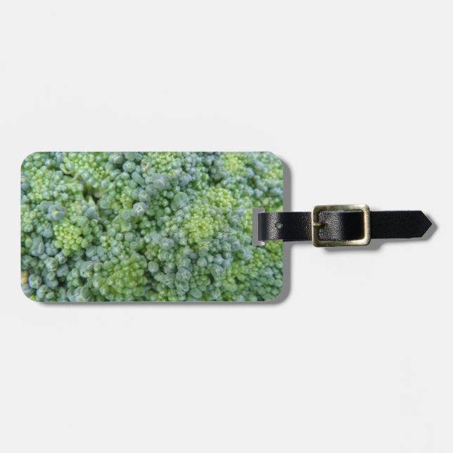 Broccoli Macro Custom Luggage Tag (Front Horizontal)