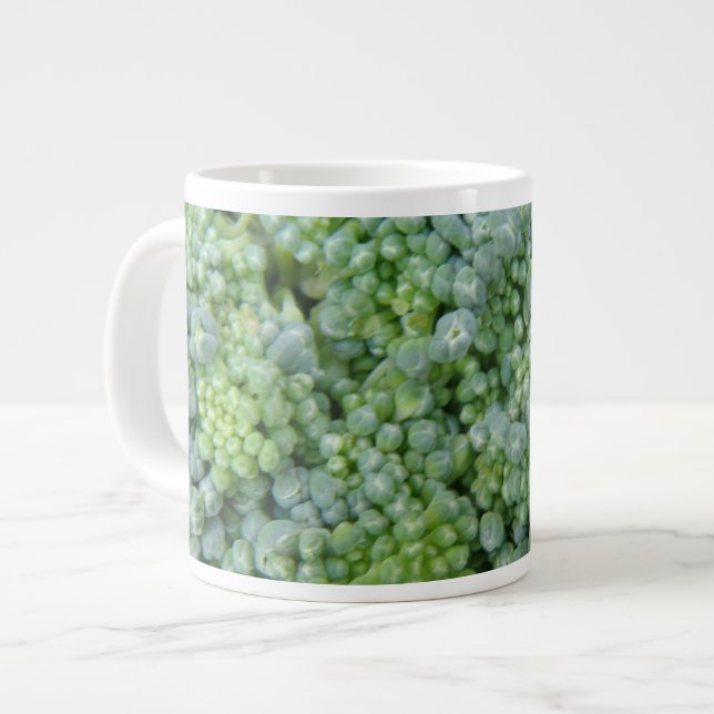Broccoli Macro Mug (Front Left)