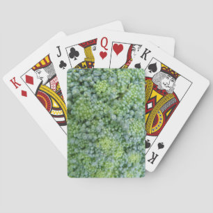 Broccoli Macro Playing Cards