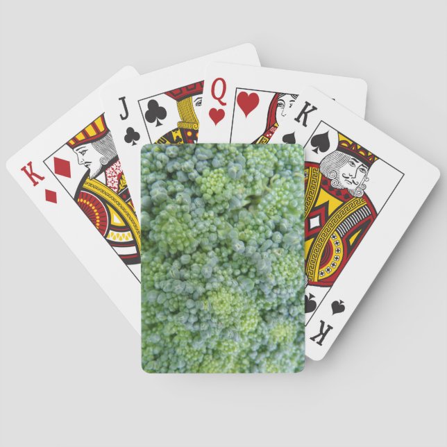 Broccoli Macro Playing Cards (Back)