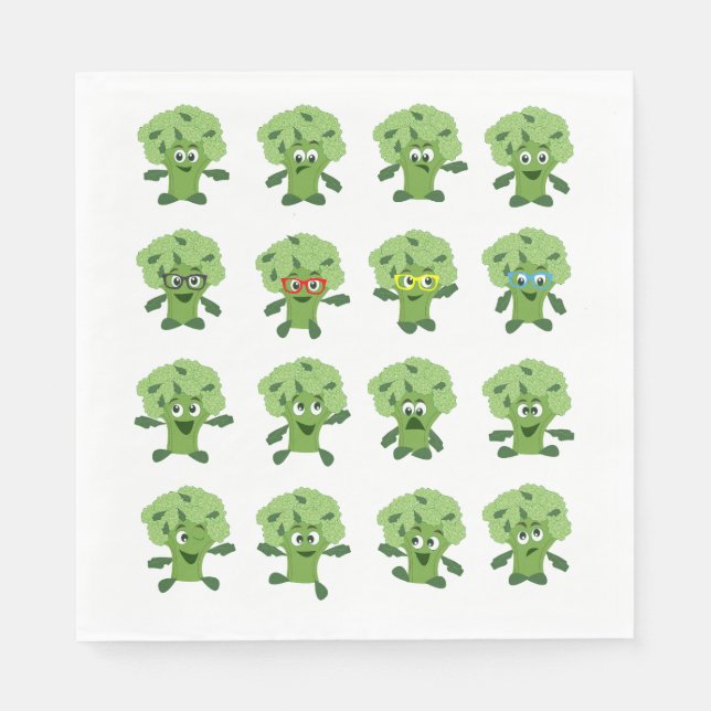 broccoli  napkin (Front)