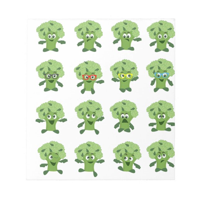 broccoli  notepad (Front)