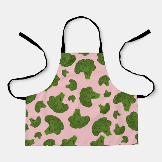 Broccoli Pattern Apron (Front)