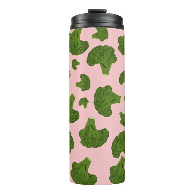 Broccoli Pattern Thermal Tumbler (Front)