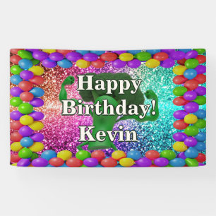 Broccoli Personalised character birthday banner