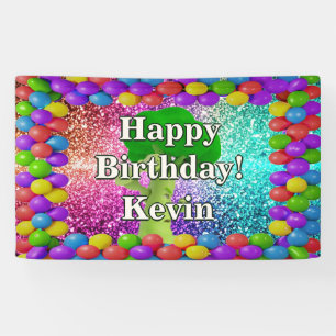 Broccoli Personalised character birthday banner