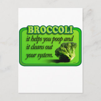 broccoli postcard