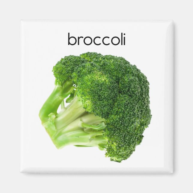 Broccoli Refrigerator Magnet (Front)