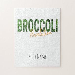 Broccoli Revolution Vegans Veggies and Vegetarian Jigsaw Puzzle