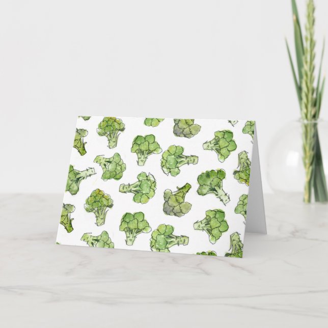 broccoli - scattered card (Front)