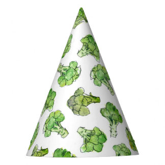 broccoli - scattered party hat
