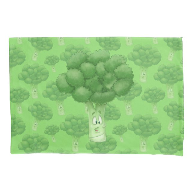 broccoli silly pillowcase (Front)