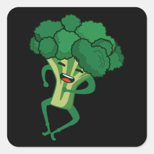 Broccoli Square Sticker