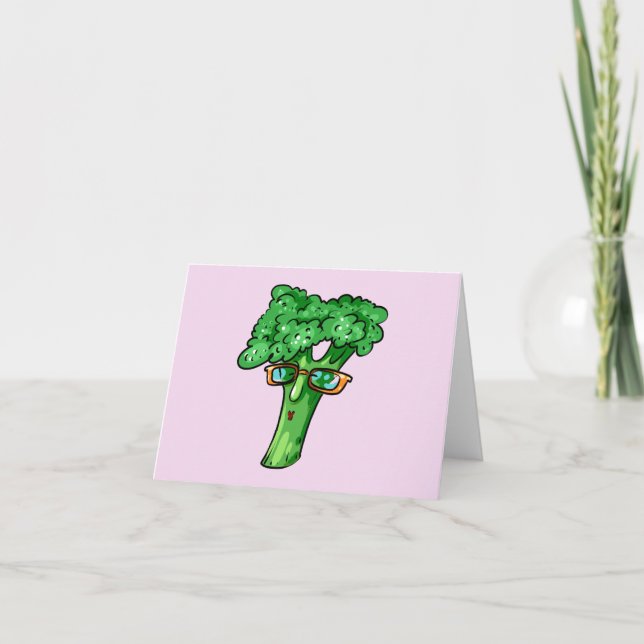 broccoli thank you card (Front)