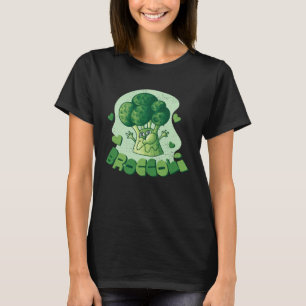 Broccoli Vegetable Nutrition Facts Vegetarian Vega T-Shirt