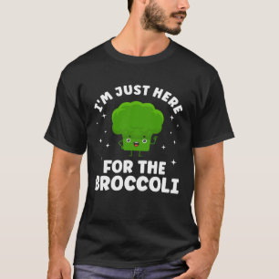Broccoli Vegetable Vegetarian Broccoli Vegan Food T-Shirt