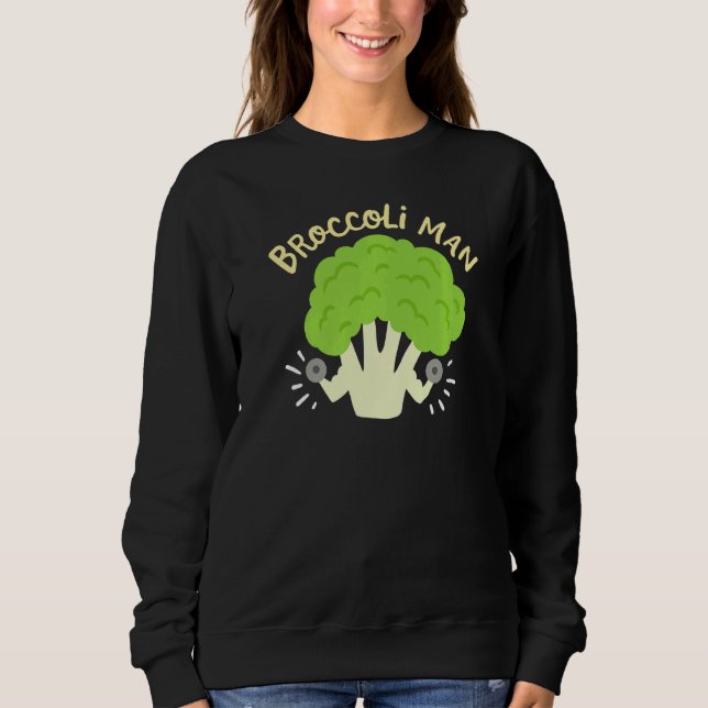 Broccoli Vegetarian Bodybuilding  1 Sweatshirt (Front)