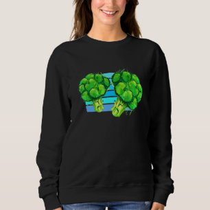 Broccoli Vintage Sunset - Broccoli Sweatshirt