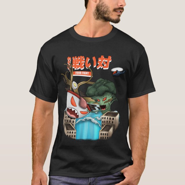 Broccoli vs ramen T-Shirt (Front)