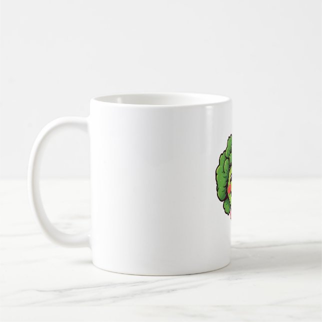 Broccoli with Heart - Spread Love Coffee Mug (Left)