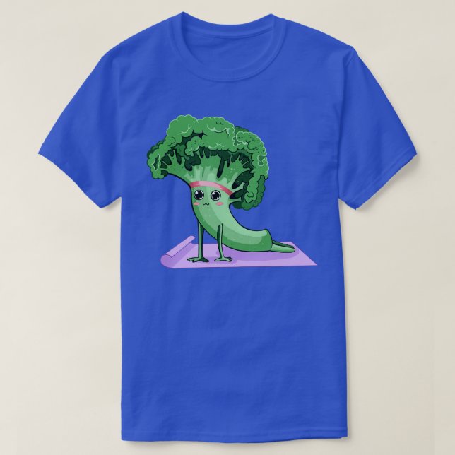 Broccoli Yoga T-Shirt (Design Front)