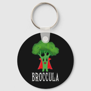 Broccula Funny Broccoli Halloween Lazy Costume Key Ring