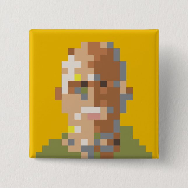 Broche Guignard Square 15 Cm Square Badge (Front)