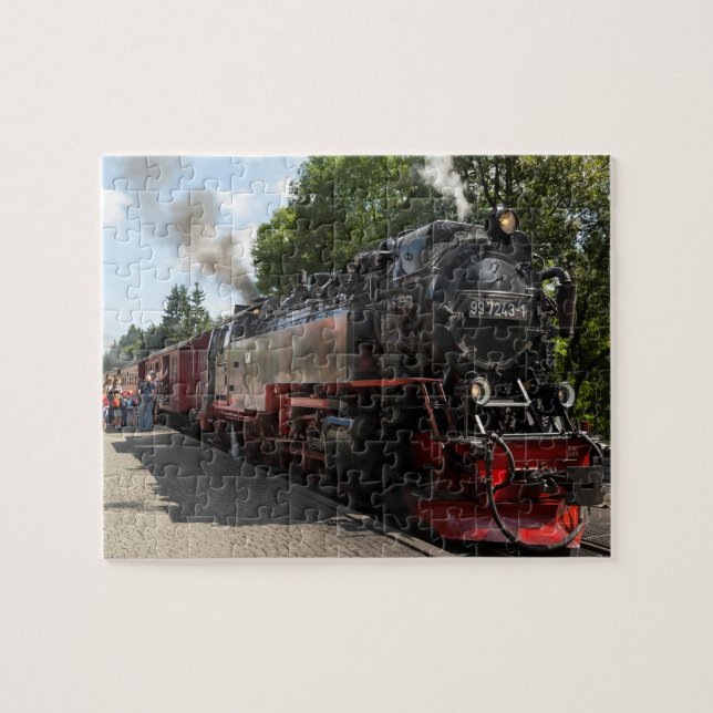 Brockenbahn Brocken Railway photo Jigsaw Puzzle (Horizontal)