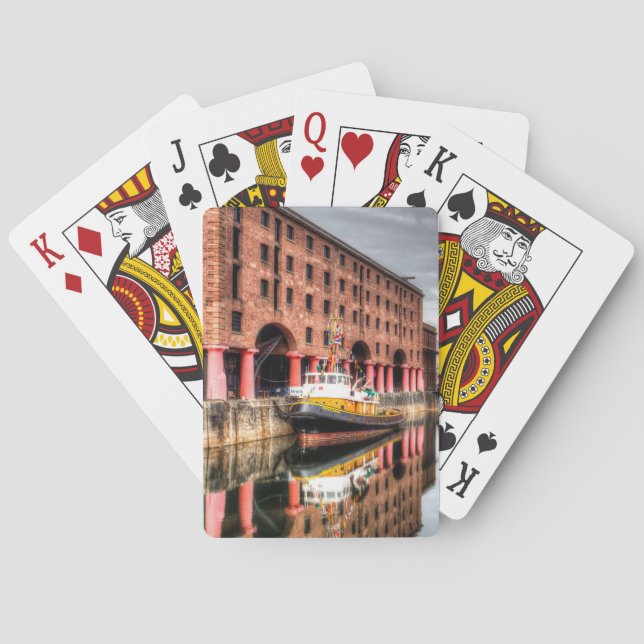 Brocklebank Tug Boat Albert Dock Playing Cards (Back)