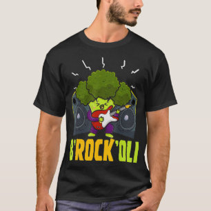 BRockOli Broccoli Vegan Pun Vegetarian Vegetable V T-Shirt