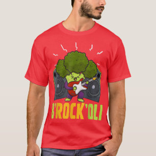 Brockoli Broccoli Vegan Pun Vegetarian Vegetable V T-Shirt