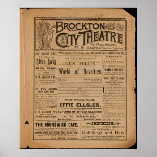 Brockton City Theatre Poster