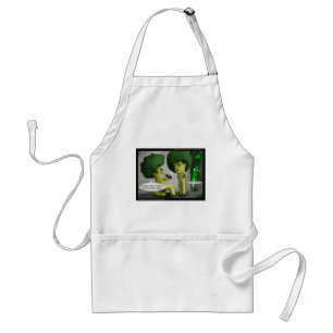Brocolli Bride Funny Cards Tees Mugs & Gifts Standard Apron