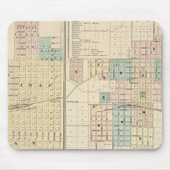 Brodhead and Village of Monroe, Green Co Mouse Pad (Front)