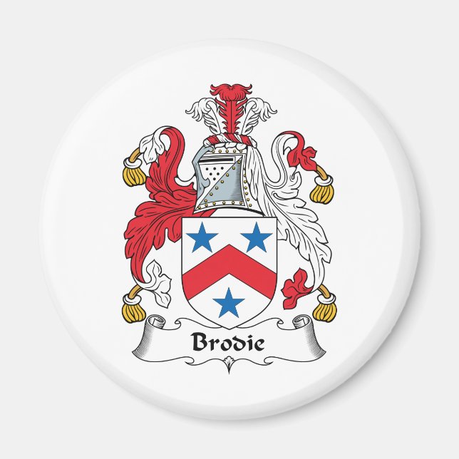 Brodie Family Crest Magnet (Front)